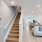 stairwell next to living room