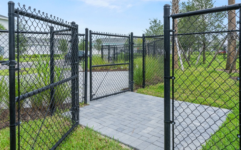 Fenced-in dog park